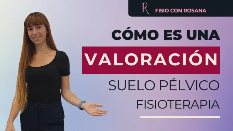 Rosana Ferrer enseña en qué consiste una valoración de suelo pélvico en fisioterapia